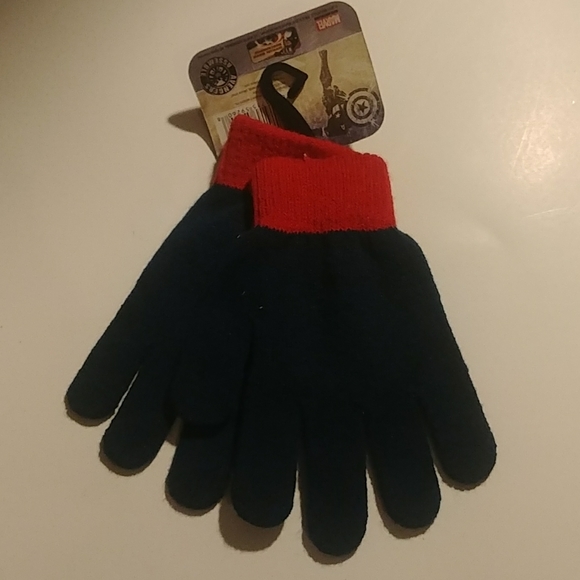 Captain america Kids childrdren's winter gloves - Picture 2 of 2